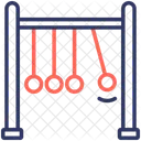 Newton Cradle Laboratory Physics Icon