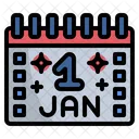 Newyear Calendar Event Icon