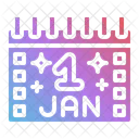 Newyear Calendar Event Icon