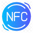 NFC Sin Contacto Inalambrico Icono