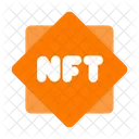 Nft Cadena De Bloques Token Icono