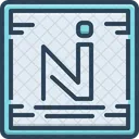 Ni Metallic Element Icon