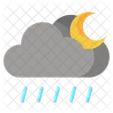 Rain Weather Night Icon