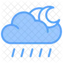 Rain Weather Night Icon