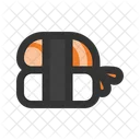 Nigiri Sushi Seafood Icon