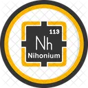 Nihonium Preodic Table Preodic Elements Icon