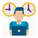 Nine To Five Job Working Time Online Job アイコン