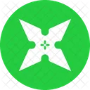 Ninja Star Throw Icon