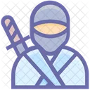 Ninja Shinobi Guerrero Icono