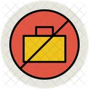 No Bag Suitcase Icon