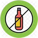 No Wine Alcohol Icon