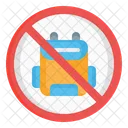 No Bag Luggage Signaling Icon