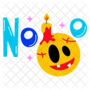 No Emoji No Halloween Emoji 아이콘