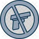 No Gun Weapon Pistol Icon