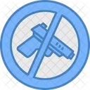 No Gun Weapon Pistol Icon