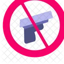 No Gun Weapon Pistol Icon