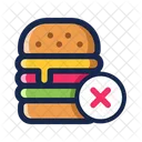 No Junk Food Health Healthy Icon