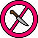 No Knife Sharp Forbidden Icon