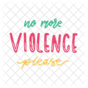 No more violence please  Icon