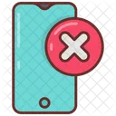 No Phone Phone Cross Icon