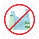 No plastic bag  Icon