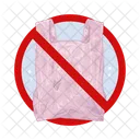 No Plastic Bag Bag Plastic Icon