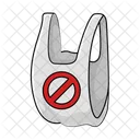 No Plastic Bag Bag Plastic Icon