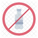 No Plastic Bottle  Icon