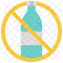 No Plastic Bottles  Icon