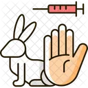 No rabbit testing  Icon