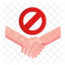 No Shake Hand  Icon