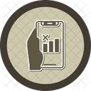 No Signal Hand Holding Phone Lost Connection Icon