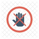 No Stop sign  Icon