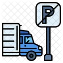 No Truck Sign Icon