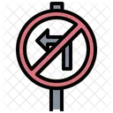 No Turn  Icon