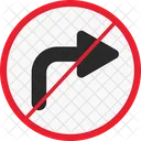 No Turn  Icon