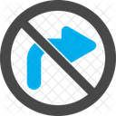 No Turn  Icon