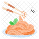 Noodles Spaghetti Chopsticks Icon