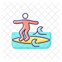 Noseriding Surfing Technique Icon