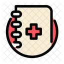 Medical Cross Note Icon