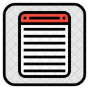 Note Memory Book Icon