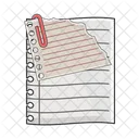 Note Paper Sheet Icon