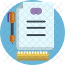 Creative Design Notebook Pen Icon