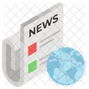 Noticias Globales Noticias Mundiales Medios De Comunicacion Icono