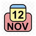 November Calendar Date Icon