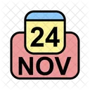 November Calendar Date Icon