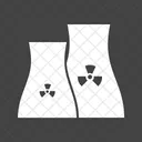 Nuclear Planta Radiactivo Icono