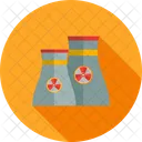 Nuclear Planta Radiactivo Icono