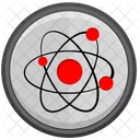 Nuclear Molecula Modelo Icono