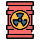 Nuclear Radiactivo Barril Icono